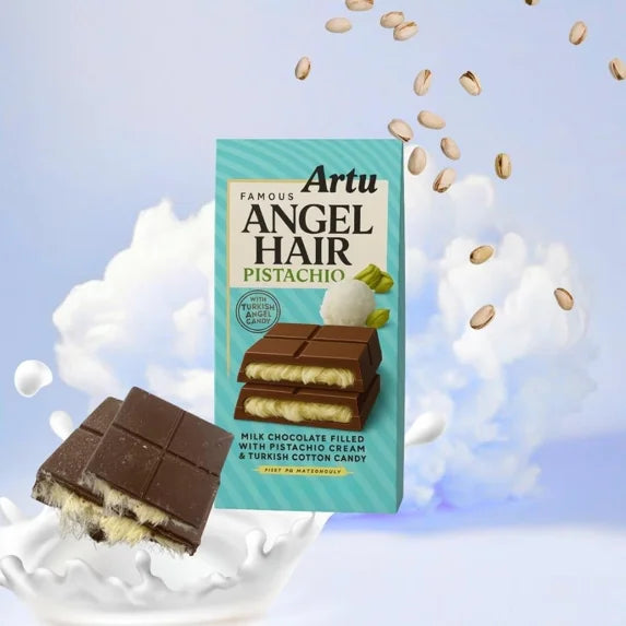 Artu Angel Hair Dark Chocolate Pistachio Cream, 172g